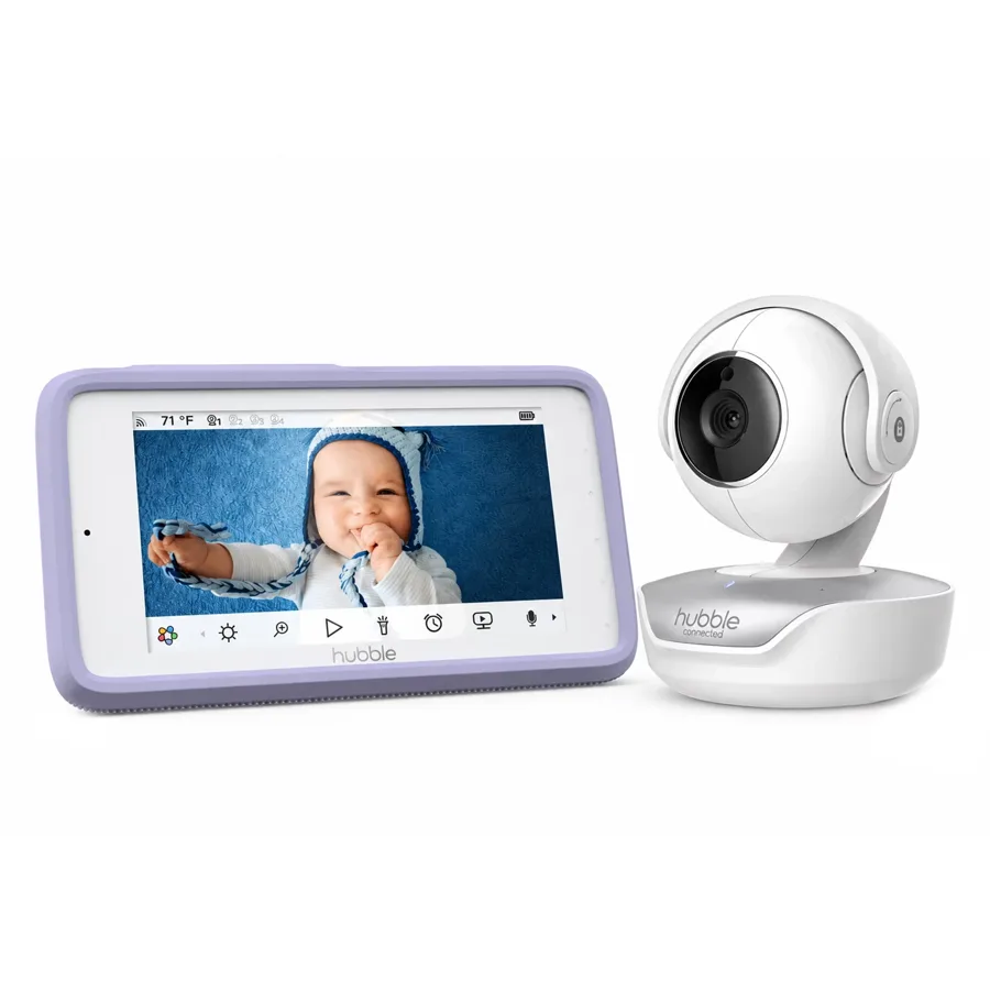 Monitor de bebé Hubble Nursery Pal Premium Connected WiFi - Blanco