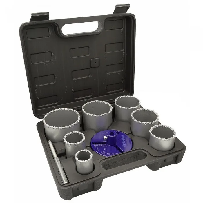 Sierra copa para cerámica 9 piezas